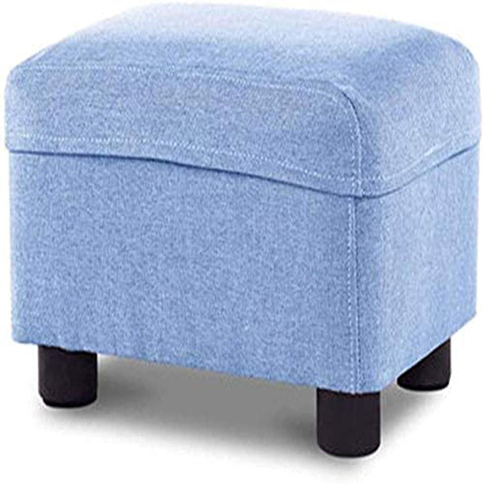 Repose-pieds rembourré en tissu et tabouret de canapé carré moderne