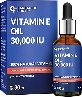 Carbamide Forte Vitamin E Oil For Face, Hair & skin | Vitamin E Oil | 30000 IU | 30ml