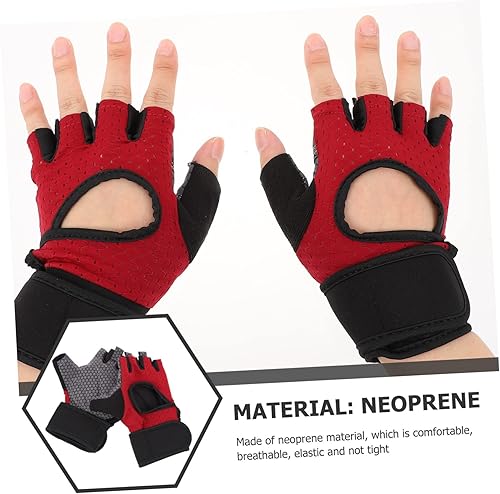 Miniatura 7 de GLSTOY 2pcs Half Finger Gloves Mens Glives Wintergloves Fingerless Mittens Winter Riding Mitten Workout Glove Workout Hand Protection Hands Covers