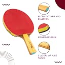 INFINITE NISAKU Table Tennis Racket (Approved by: Table Tennis Federation of India), Red gallery image