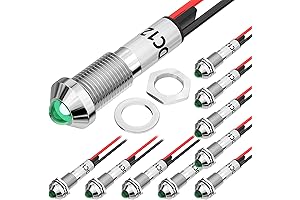 DaierTek 12V LED Panel Indicator Lights: Illuminate Your Electrical Systems