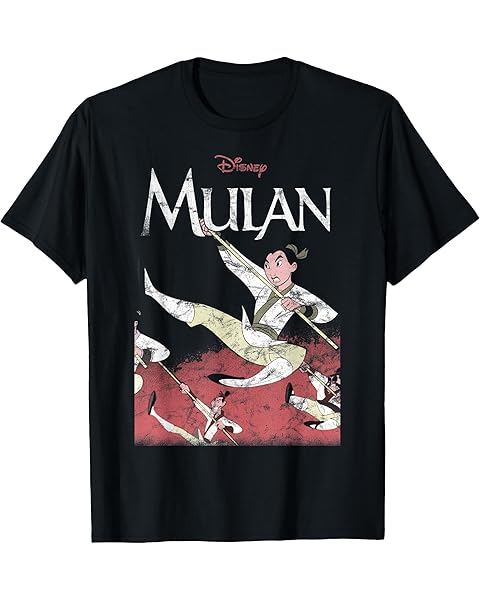 Disney Mulan Action Pose Portrait T-Shirt