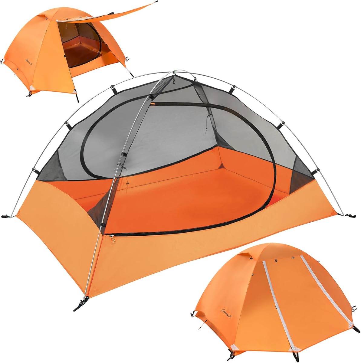 Clostnature Lightweight Backpacking Tent - 1/1.5/2/3/4/6 Person Ultralight