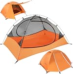 Tente de randonnée légère Clostnature - Tente de camping ultralégère imperméable pour 1/1,5/2/3/4 personnes, grande taille 3 saisons, facile à installer pour la famille, en extérieur, randonnée et alpinisme