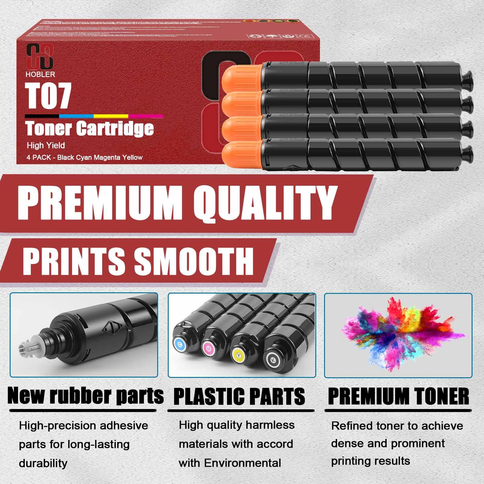 Amazon.co.jp: 高収量交換T07トナーカートリッジ for Canon T07トナー