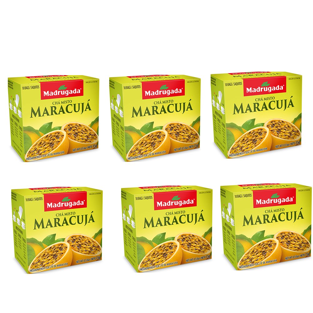 Passion Fruit Tea Organic Natural from Brazil Anti-Inflammatory & good for Weight Loss- 60 Tea Bags