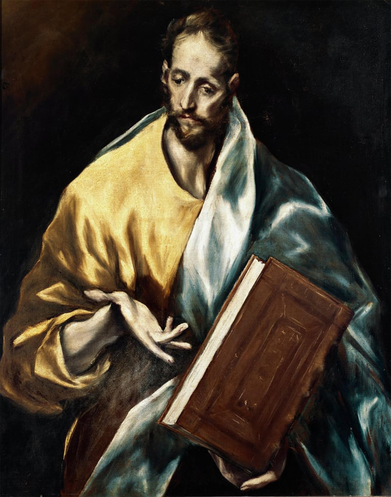 Cuadro en lienzo decorativo de El Greco 60x90cm: pintura famosa del Apóstol San Andrés 5