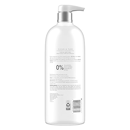 Miniatura 2 de Nexxus Champú clarificante Clean and Pure para cabello nutrido con proteína Fusion silicona sin tinte ni parabenos 338 onzas