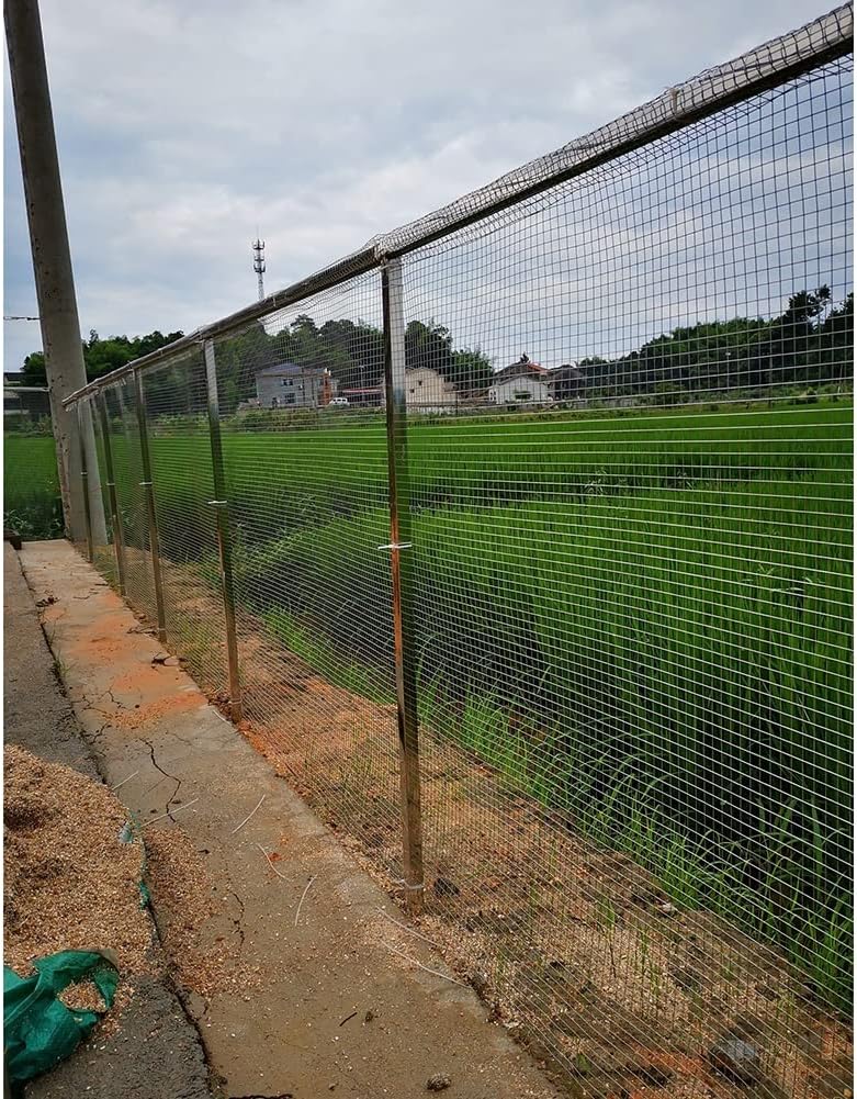 Welded Wire Mesh Stainless Steel Cage - Heavy-Duty Fencing for Chicken, Snake, Gopher, Raccoon, Rabbit & Poultry - Durable Hardware Cloth Metal Square Gutter Mesh