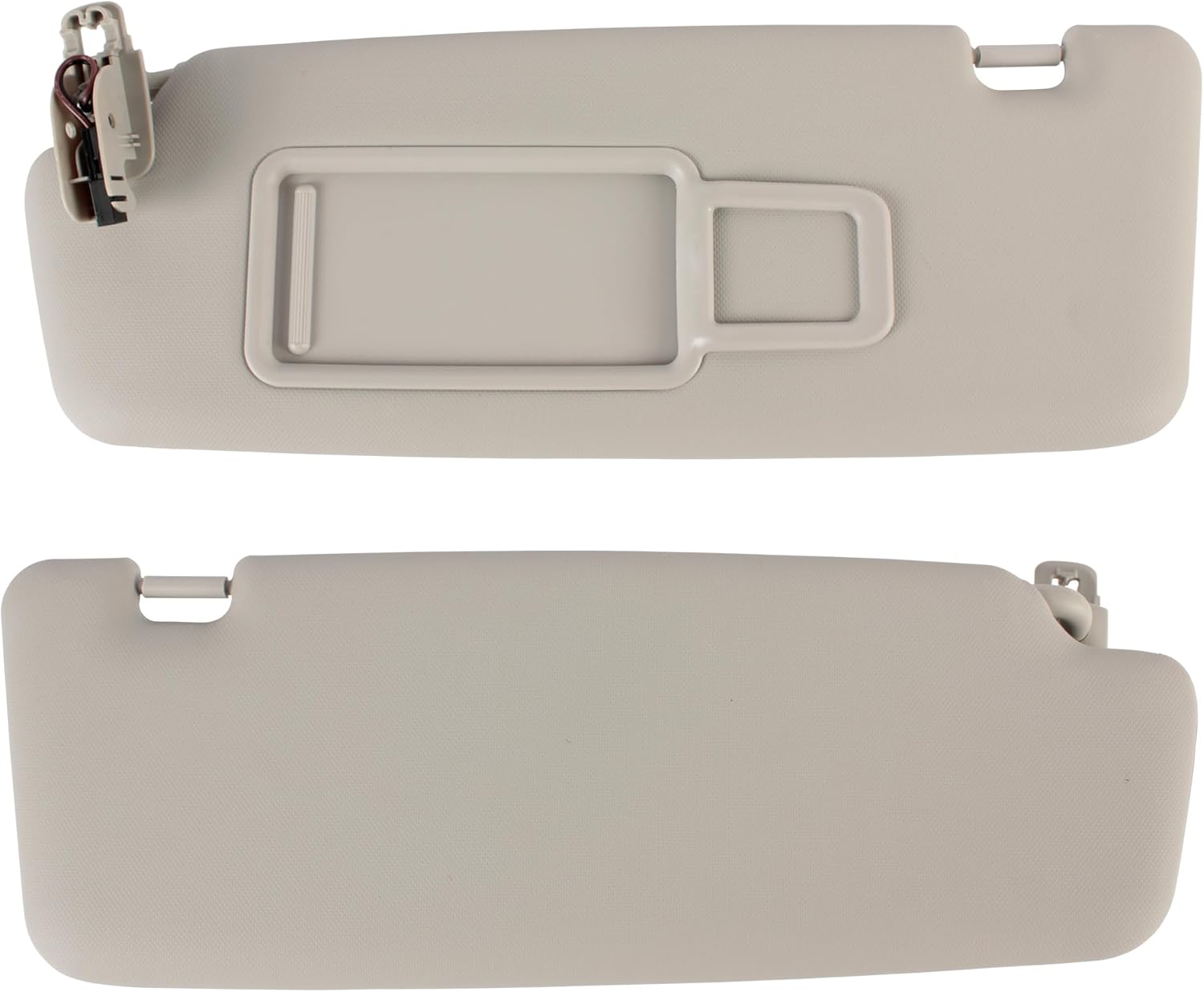 Car Sun Visor Assembly Compatible for Audi A4 A4L B8 B9 2009-2016 Q5 2010-2018 Sun Visor(for Q5 10-18 Beige L) (Light Gray-Left)