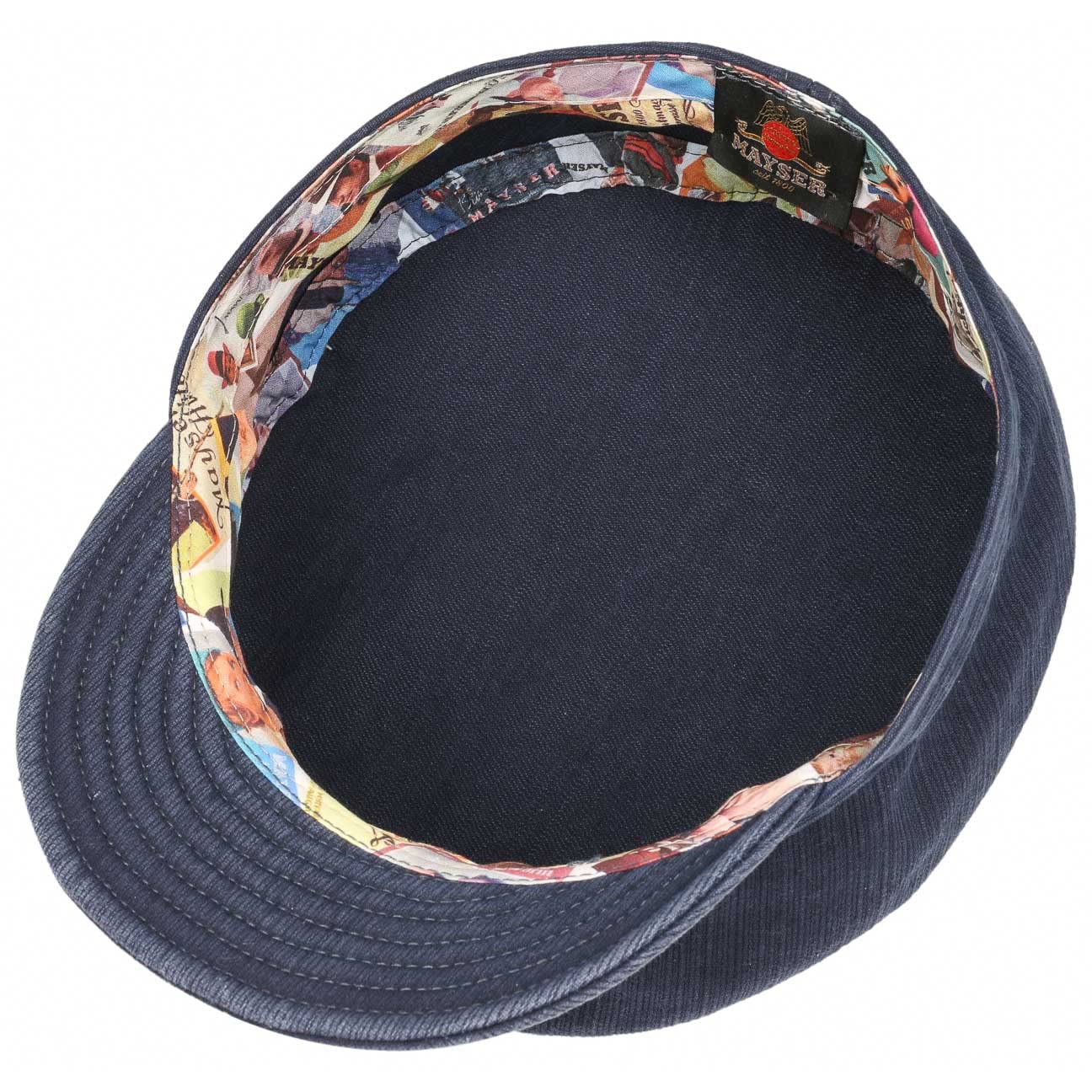 Mayser Casquette Marin Altona Anti UV Femme/Homme - Made in The EU en Coton pour Femme Type Gavroche avec Visiere Ete Printemps-ete