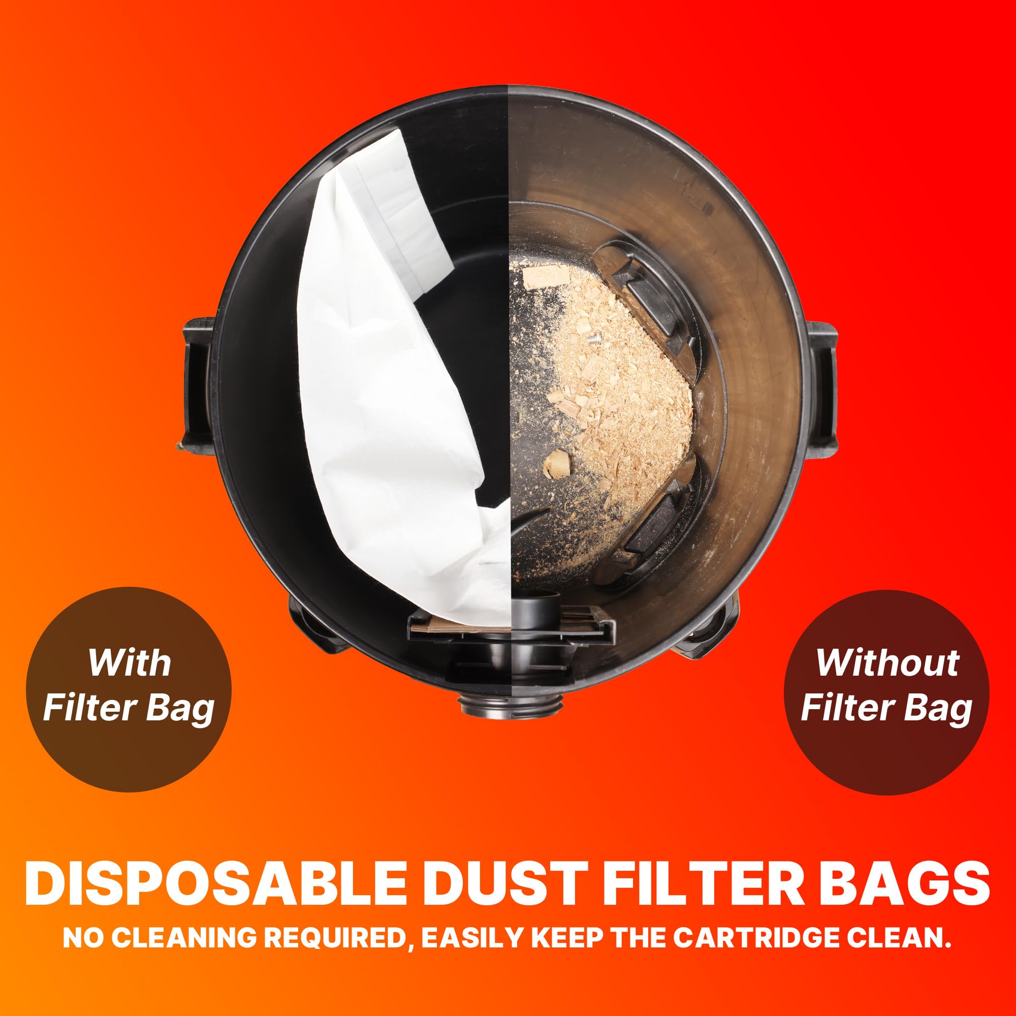 Shop-Vac Disposable Filter Bags - 3 Pack -7 Shop-Vac Disposable Filter Bags - 3 Pack -7