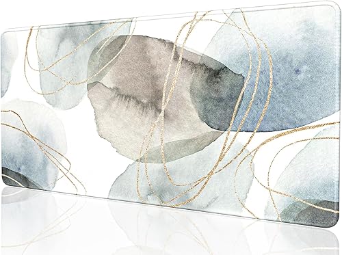 Miniatura 38 de Tapete de escritorio, 32 x 12 pulgadas, XXL extendido, grande, alfombrilla de mouse para juegos, decoración de escritorio, bonitos suministros de