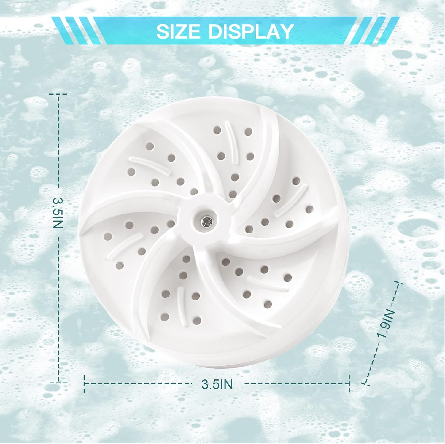 Portable Washing Machine,Mini Washing Machine,Mini Dishwashers Ultrasonic Turbo with USB, Suitable for Home Business, Travel, College Room, RV, Apartment white