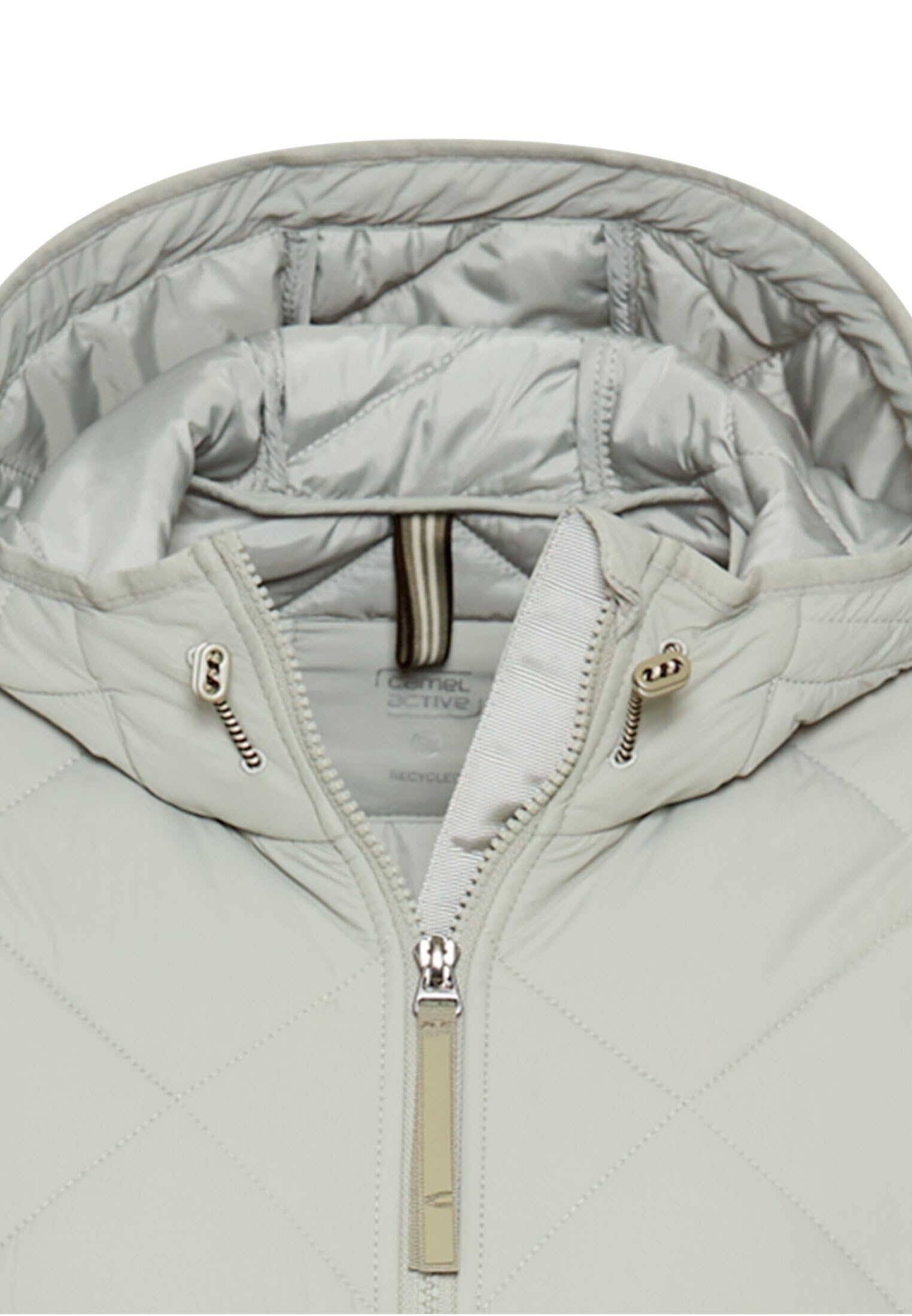 camel active Damen Wasserabweisender Parka mit einem Zwei-Wege Reißverschluss