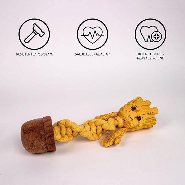 Foto 4 de 6 de CERDÁ LIFE'S LITTLE MOMENTS Mordedor para Perro de Cuerda Groot Guardians of The Galaxy
