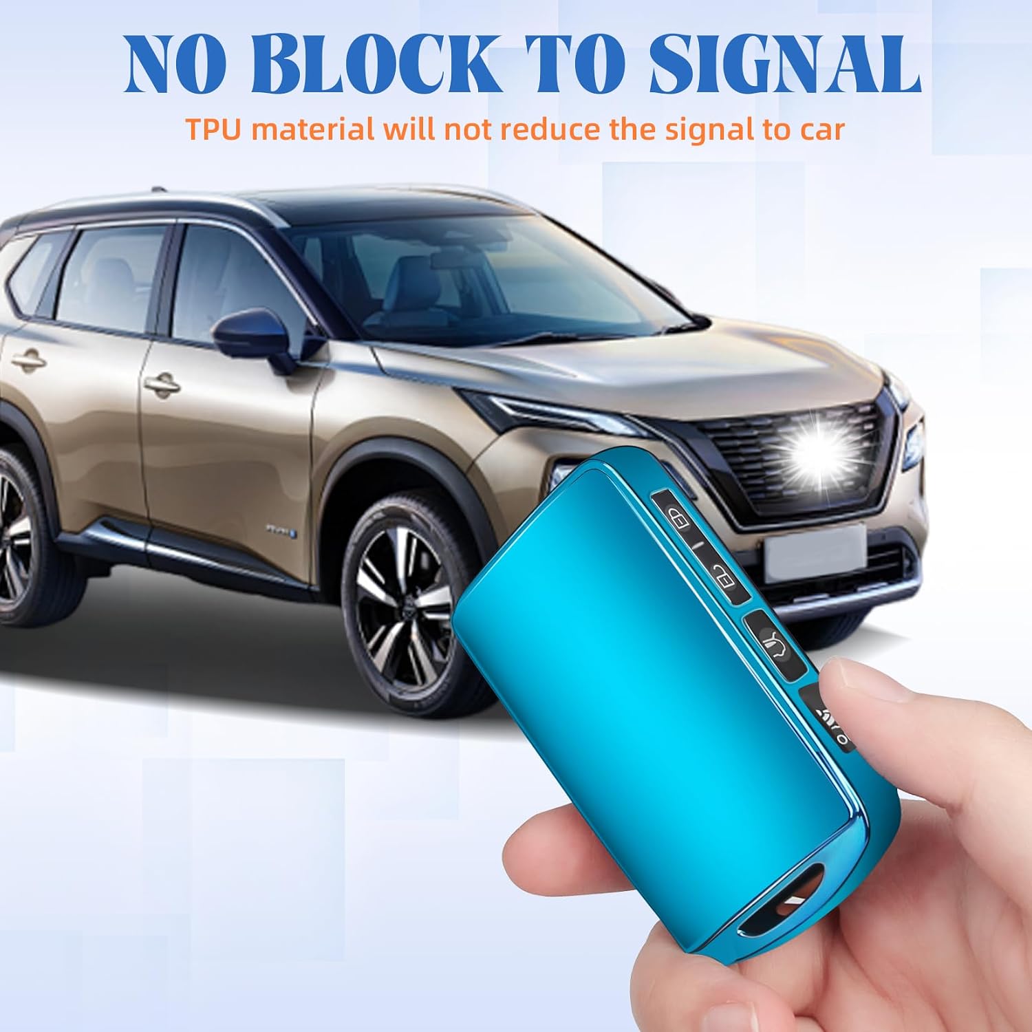QBUC for Mazda Key Fob Cover (Blue) image 4