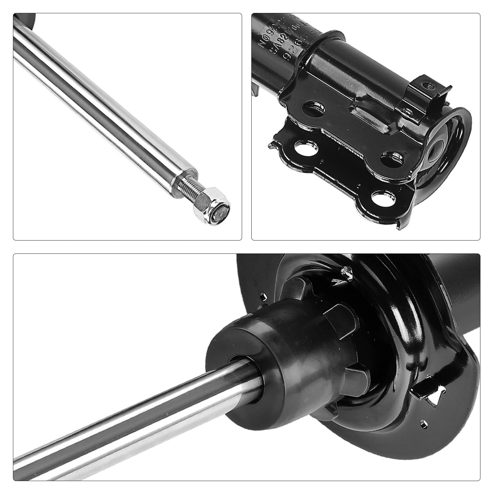 Frankberg 2 amortiguadores delanteros de 500 mm de presión de gas 3340162 | Compatible con: i30 GD, Furgoneta hatchback Pro Cee'D JD, Cee'D Sportswagon JD, Pro Cee'D JD