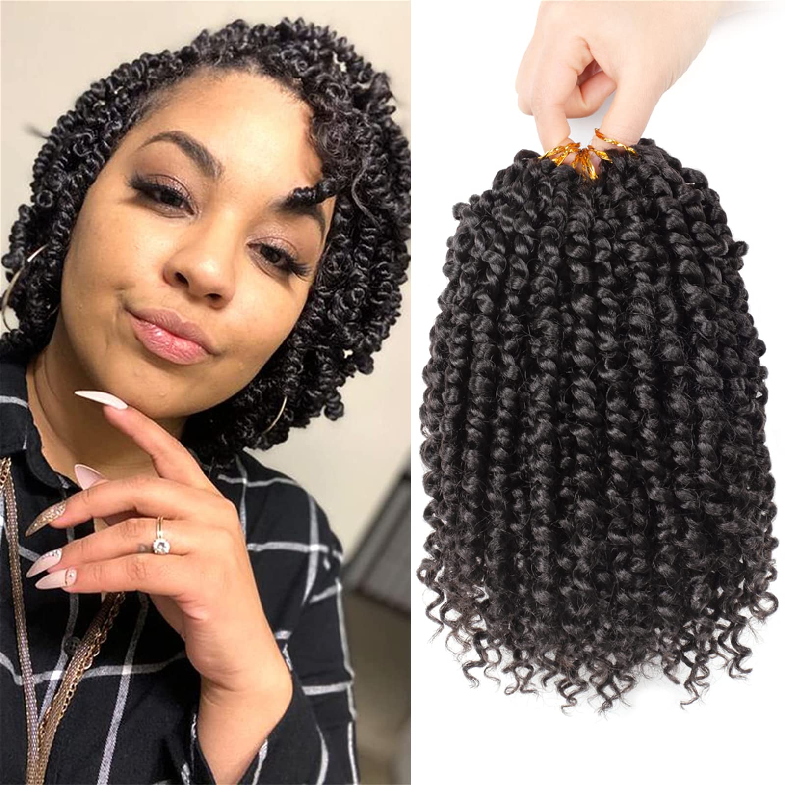 Buy Passion Twist Hair 8 Packs 8 Inch Passion Twist Crochet Hair For