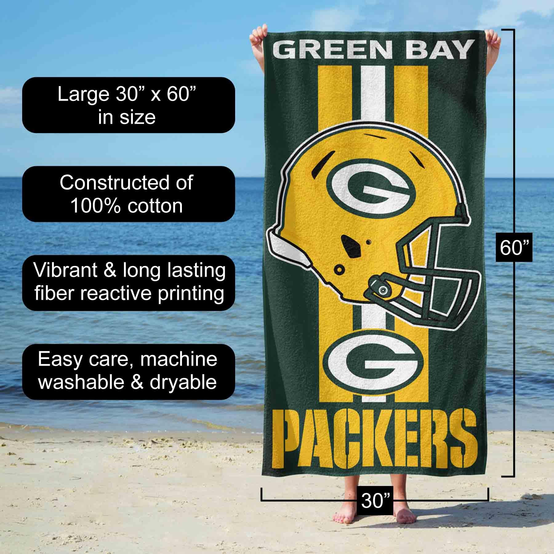 Wincraft Green Bay Packers NFL Beach Towel (30 x 60 cm)