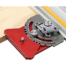 RUITOOL Adjustable Track Saw Square, 90 to 15 Dual-Direction Track Saw Guide Rail Square with Quick Positive Angle Stops & Cam-Lock, CNC Aluminum Track Saw Accessories for Festool & Makita