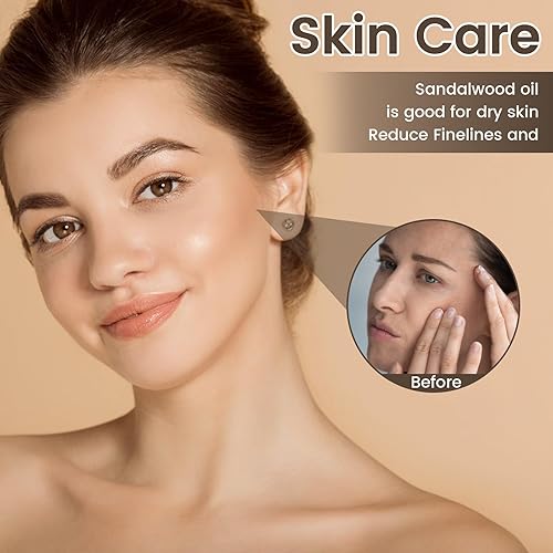 Miniatura 4 de yethious Aceite esencial de sándalo de jazmín 100% puro y orgánico para difusor de aromaterapia, jabón, fabricación de velas