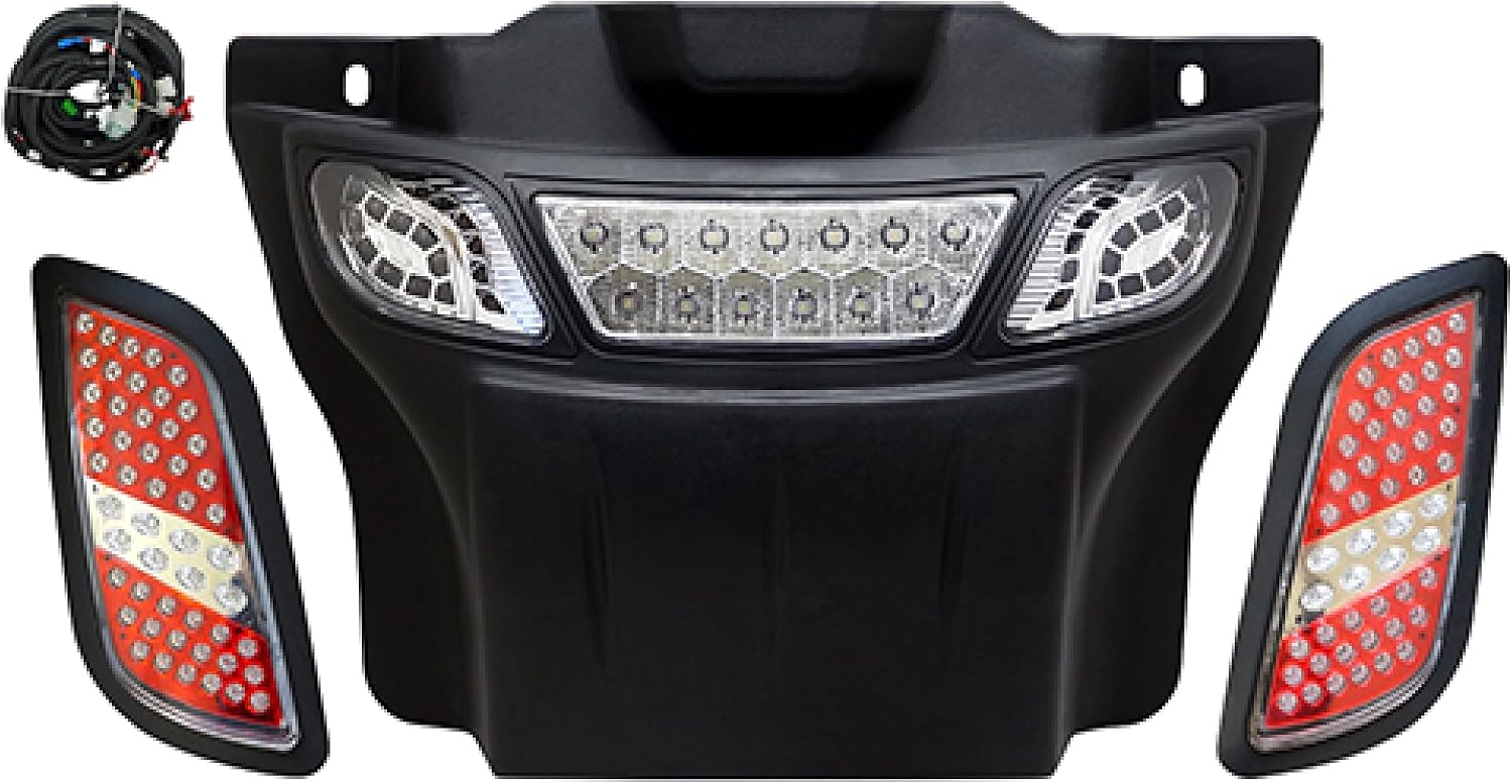 Red Hawk Light Bar Kit for E-Z-GO RXV 2016-2021 12V-48V