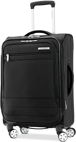 Samsonite Aspire DLX Softside - Equipaje expandible con ruedas giratorias, Negro -, Aspire Dlx Softside - Equipaje expandible con ruedas giratorias