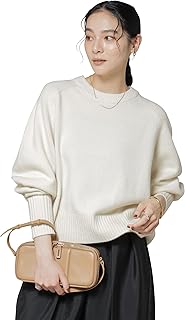 [ナノ・ユニバース] AQUA ウールカシミヤ クルーネック ニット プルオーバー レディース 669-5222310