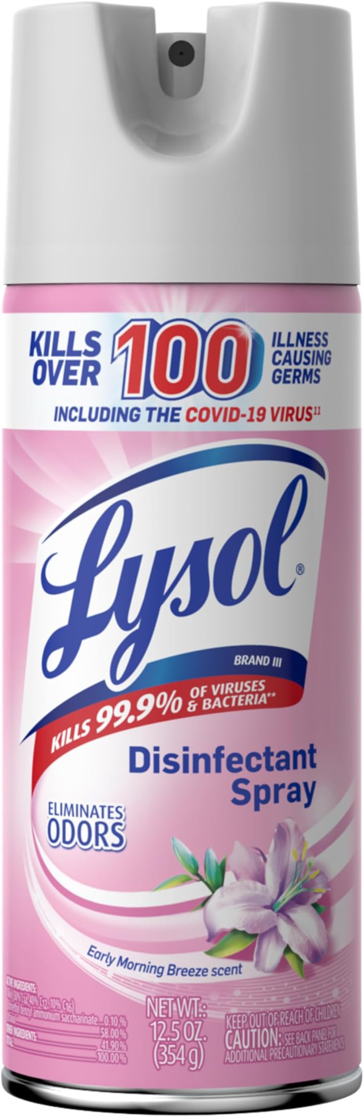 Disinfectant Spray, Early Morning Breeze, 12.5oz