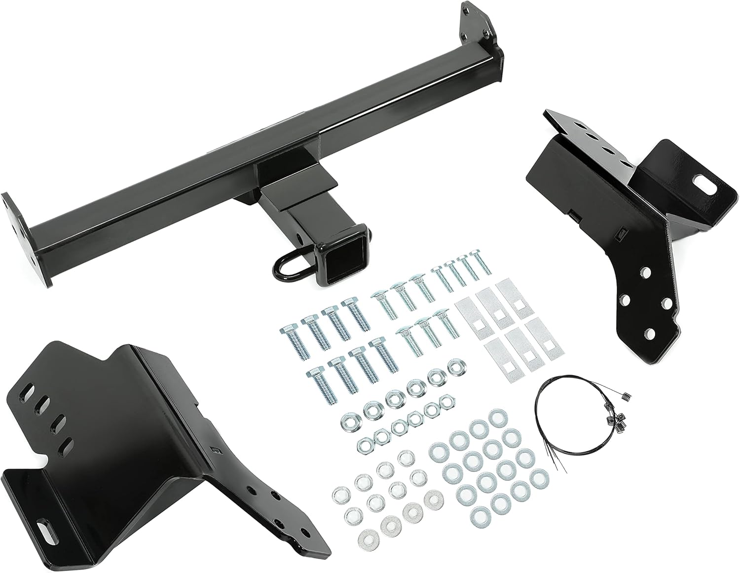 HECASA Class 3 Black 2" Trailer Hitch Receiver Compatible with 2013-2019 Ford Escape SEL SE S Titanium