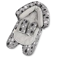 Vista 14 de GoldBug - Soporte de cabeza de asiento de coche 2 en 1 para bebés y niños pequeños, flecha