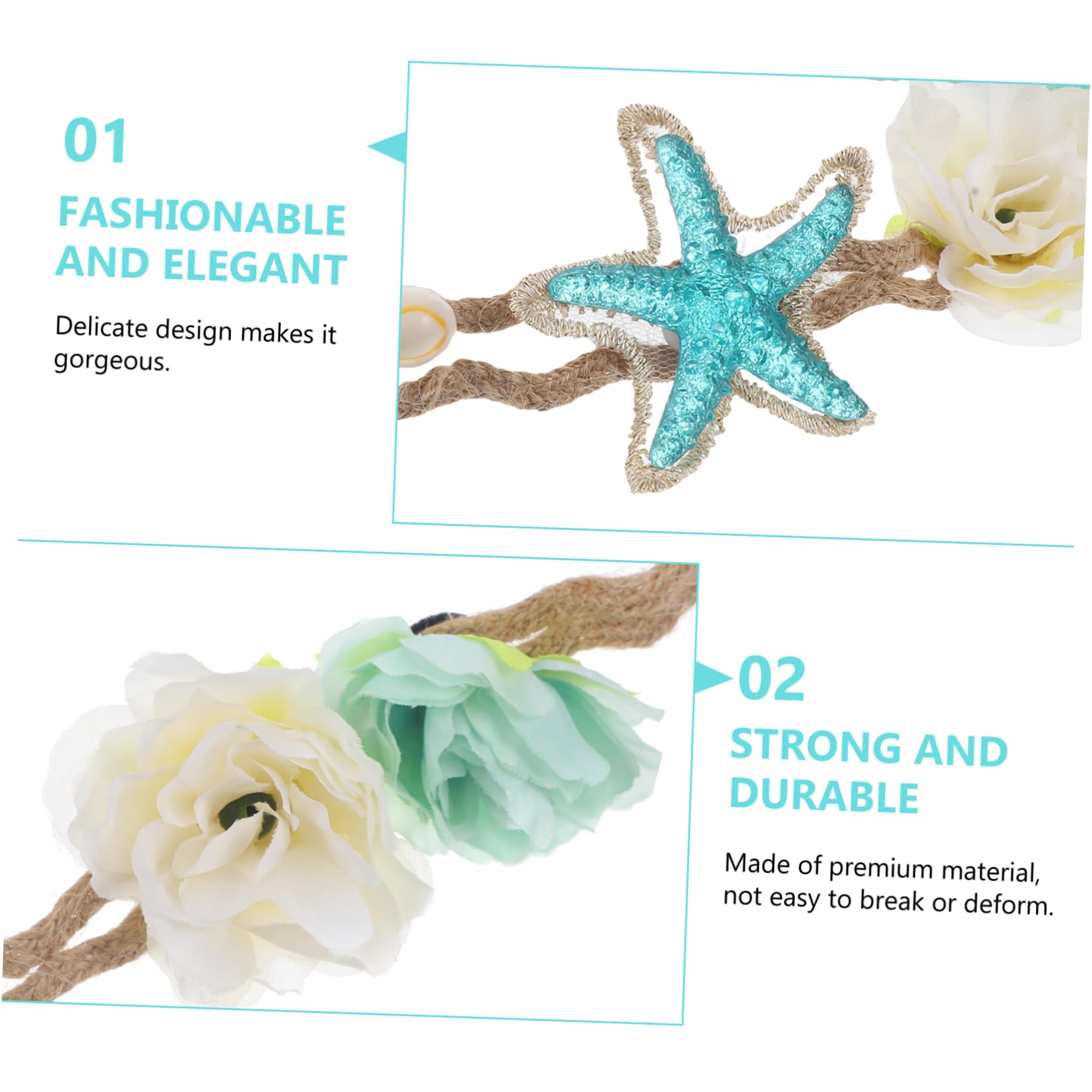 ABOOFAN 6pezzi Accessori Per e Stella Eleganti Headband Per Donne Decorazioni Per Matrimonio e Feste Per Cerimonie e
