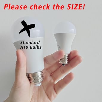 E17 Intermediate Base LED Bulbs 3000K Warm White 5 Watt(40W Equivalant)