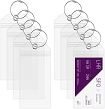 8 Pieces Cruises Label Suitcase Travel, PVC Luggage Tags for Cruises, Waterproof, Transparent Cruise Luggage Tag for Luggage, Backpacks, Bags
