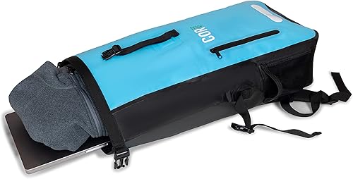 Miniatura 7 de COR Surf Mochila impermeable para bolsa seca con funda acolchada para laptop de 25 litros y 40 litros, paquete de tapa enrollable resistente