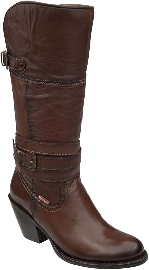 Rio Grande Bota Larga para Mujer De Piel con Correas Rebeca Suela Cuero  Natural y Ligera Artesanal : Amazon.com.mx: Ropa, Zapatos y Accesorios