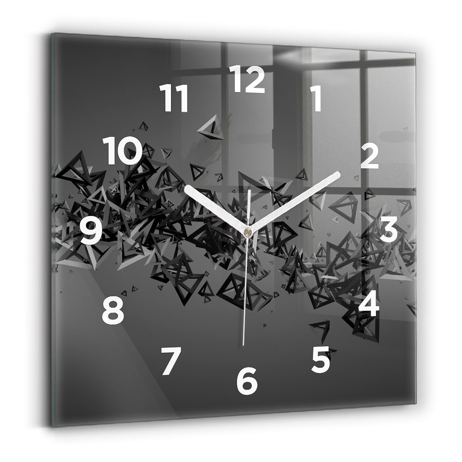 Horloge numérique silencieuse Wallfluent à mécanisme de qualité supérieure