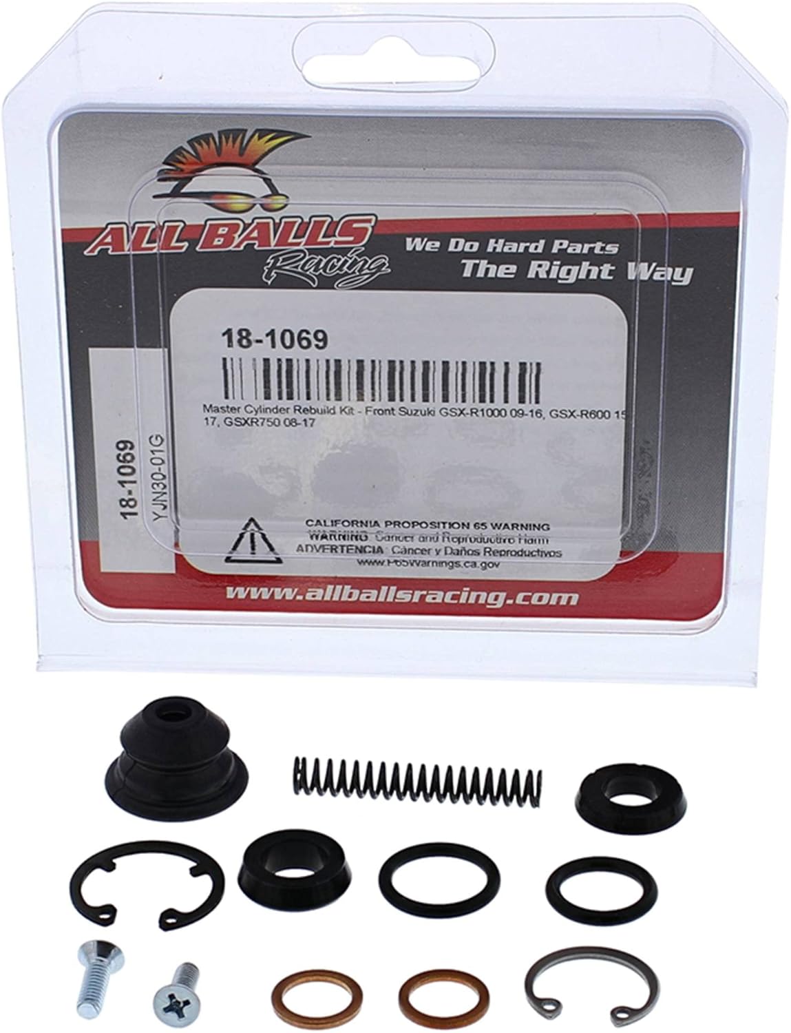 All Balls Master Cylinder Rebuild kit 18-1069 for Suzuki GSX-R 600 15 16
