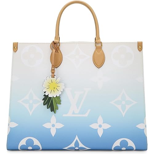 Louis Vuitton, Pre-Loved Blue Monogram Giant By The Pool On The Go GM, Blue