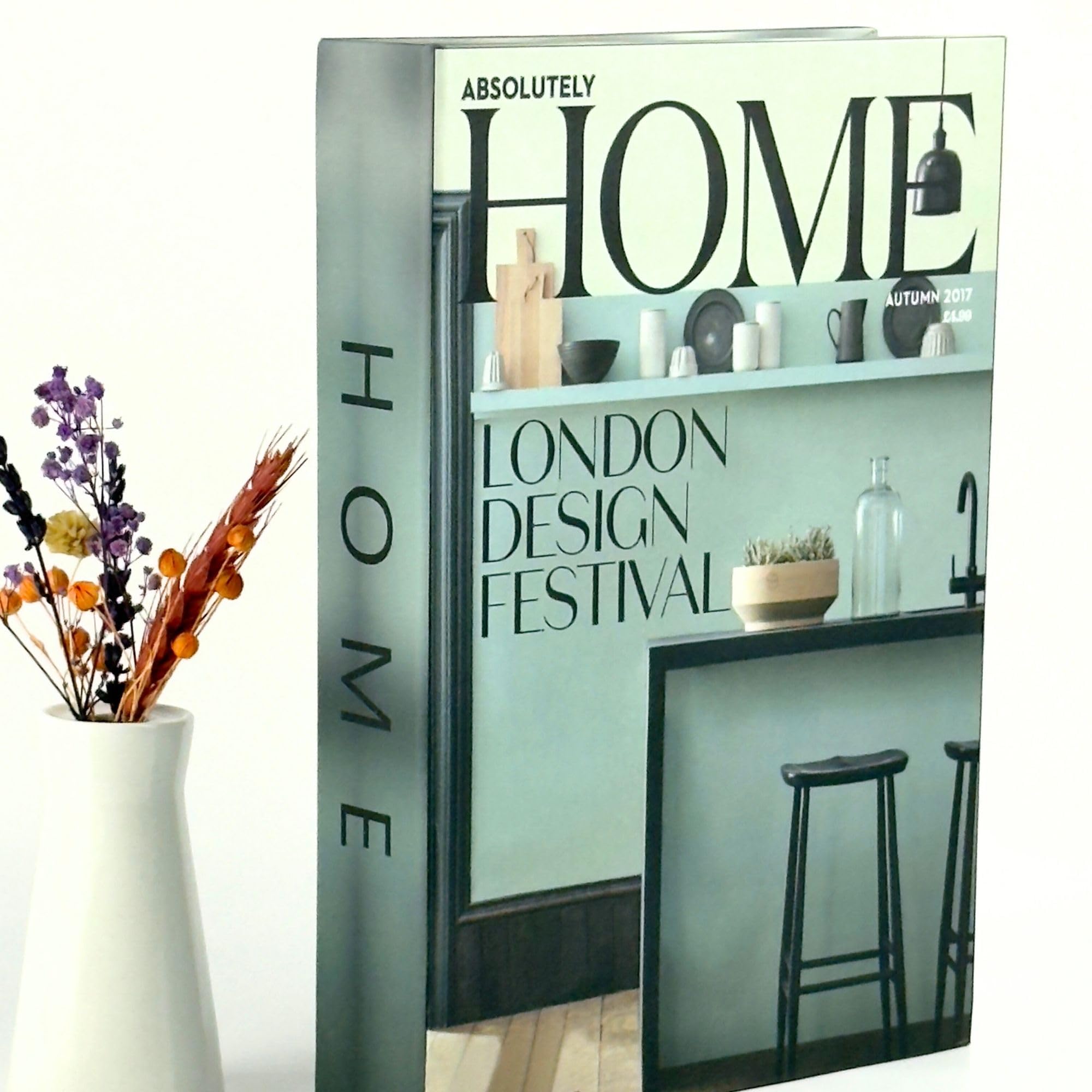 Bak Gel Al Kitap Görünümlü Dekoratif Kutu, Iskandinav Tarzı Kitap Şeklinde Saklama Kutusu, Ev Dekorasyonu, Modern Ev Dekorasyonu Home