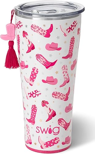 Vista 17 de Swig Life - Vaso aislado de 32 onzas, vaso de café de viaje con tapa, taza de café de viaje compatible con portavasos, de acero inoxidable con tapa