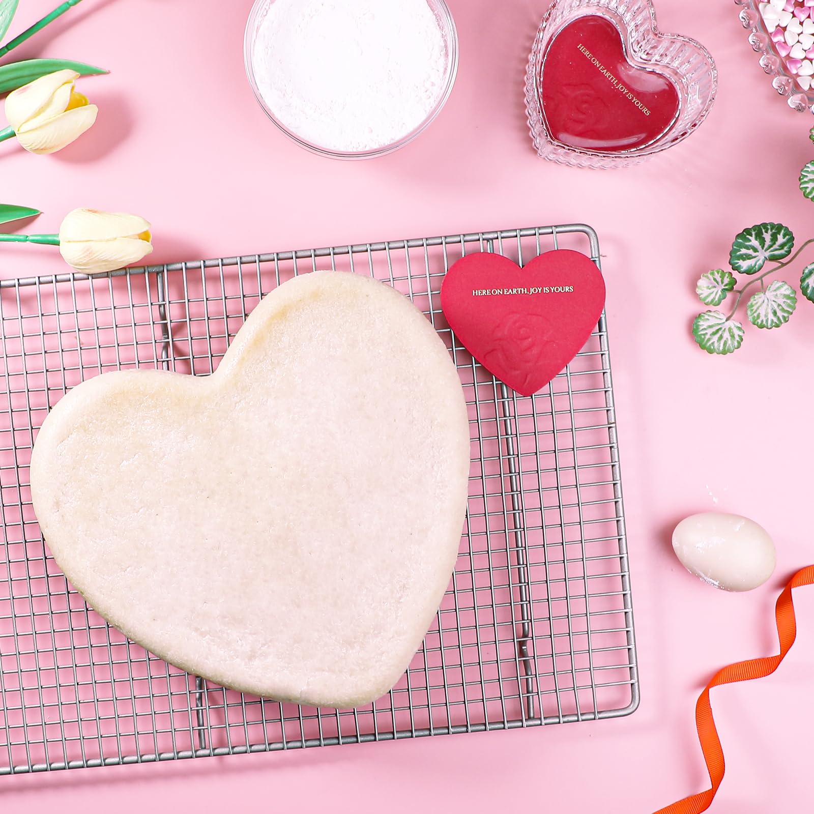 Contenitore di ghiaccio a forma di cuore da cucina vassoio per il ghiaccio stamp