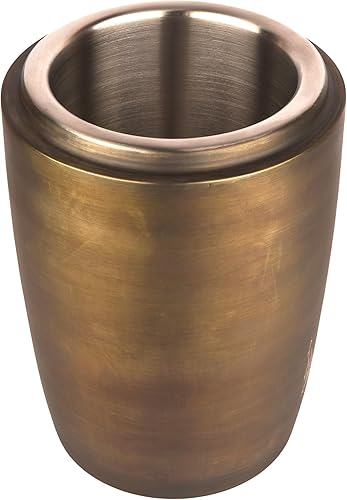 Miniatura 6 de Coctelera y equipo de barra de acero inoxidable dorado antiguo | Cubo de hielo dorado antiguo