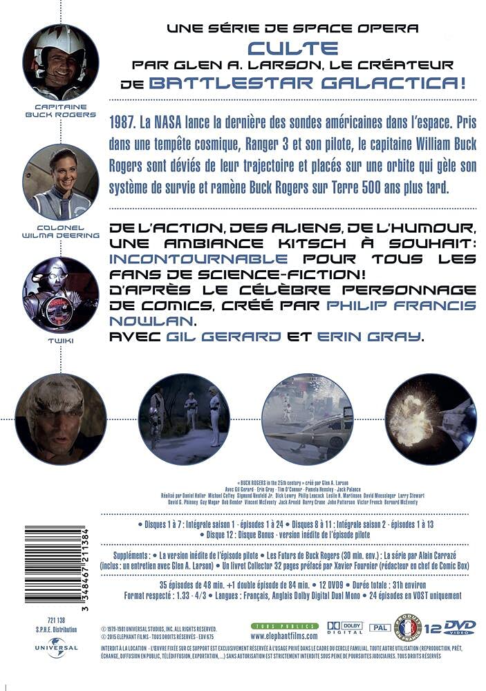 [Elephant Films] - Buck Rogers au 25è siècle - Intégrale de la série - Coffret 12 DVD + Livret