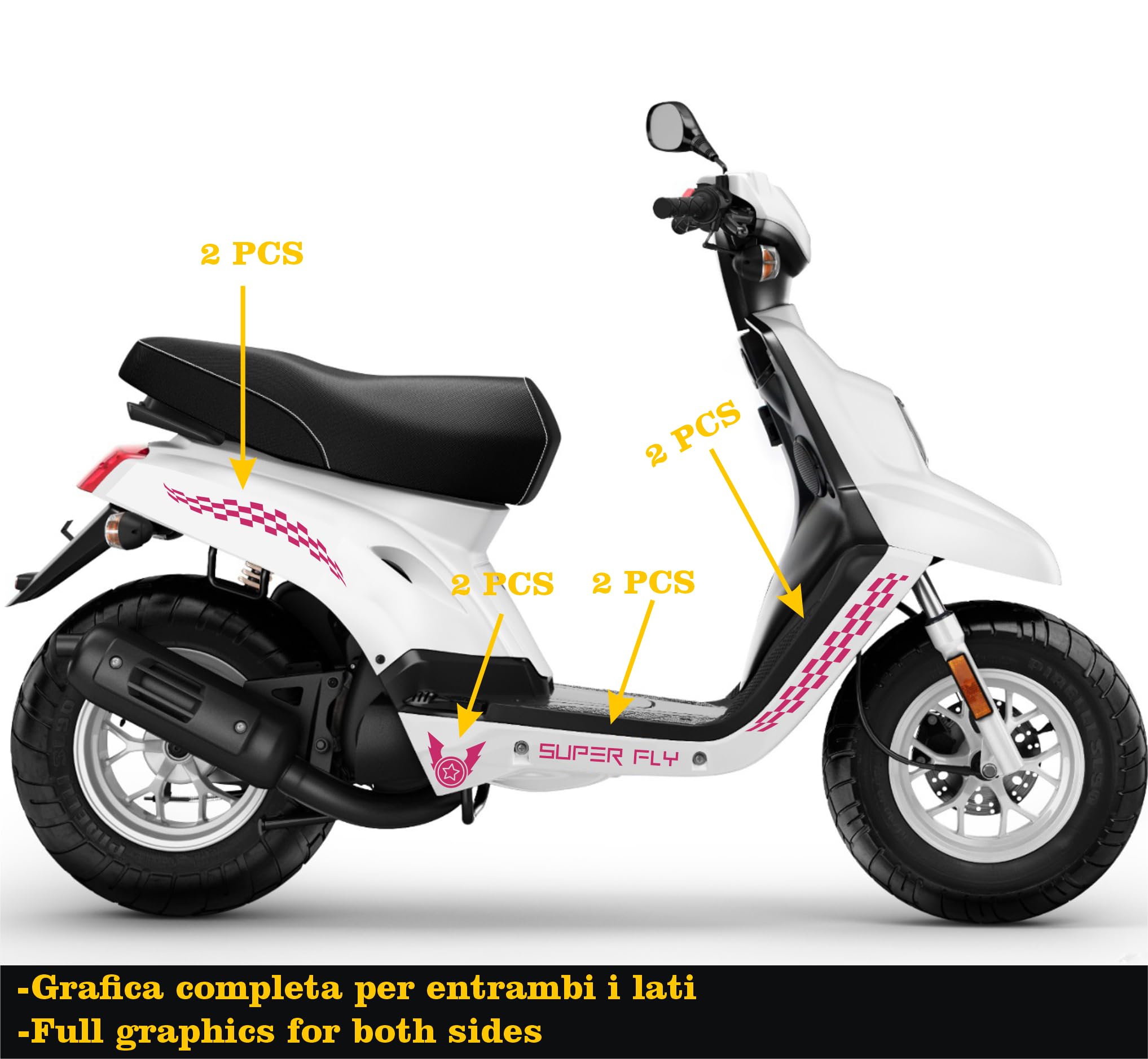 Kit 4 Goujons + Ecrous Pour Carter Cylindre M7 X 35 - Vespa V50 Et PK 50 Generique