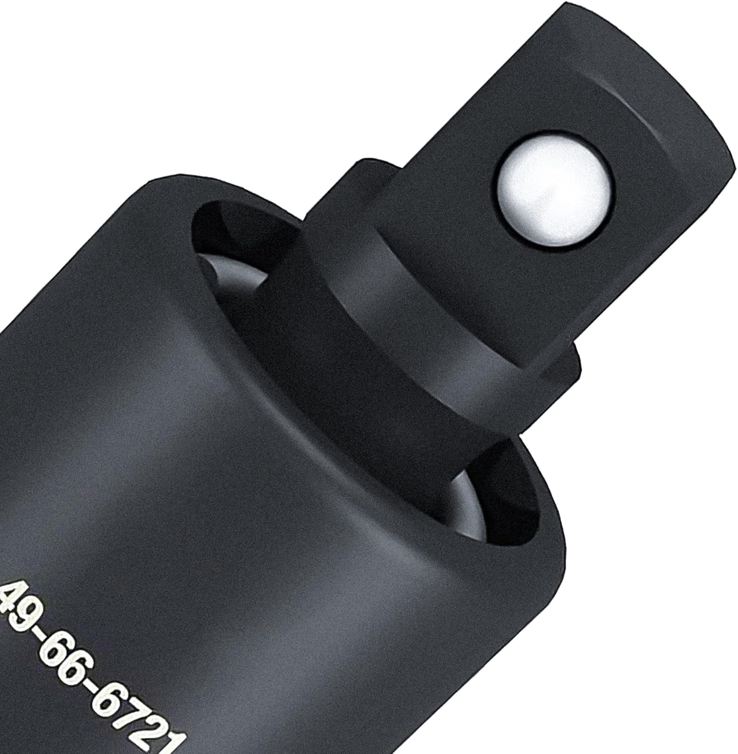 49-66-6721 Black 1/4-Inch Drive Universal Joint Fits For 1/4" Drive Impact Wrench, Overall Length 1-7/16 Inch Socket Adapter Replacement Part