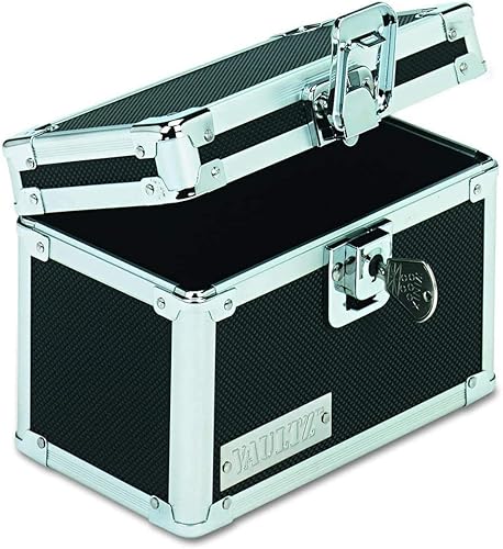 Miniatura 4 de Vaultz VZ01169 - Archivo de ficha de índice con tapa abatible con capacidad para 350 tarjetas de 3 x 5, color negro