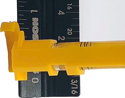 Miniatura 7 de Swanson Tool Co LLP002 - Paquete de 2 niveles amarillos, incluye un vial de paso de 2 anillos y un nivel de línea de 1 anillo