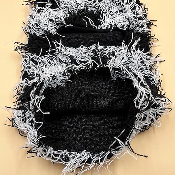 Distressed Balaclava Ski Mask Knitted Balaclava Shiesty Full Face Mask Winter Windproof Beanie Neck Warmer for Men Women